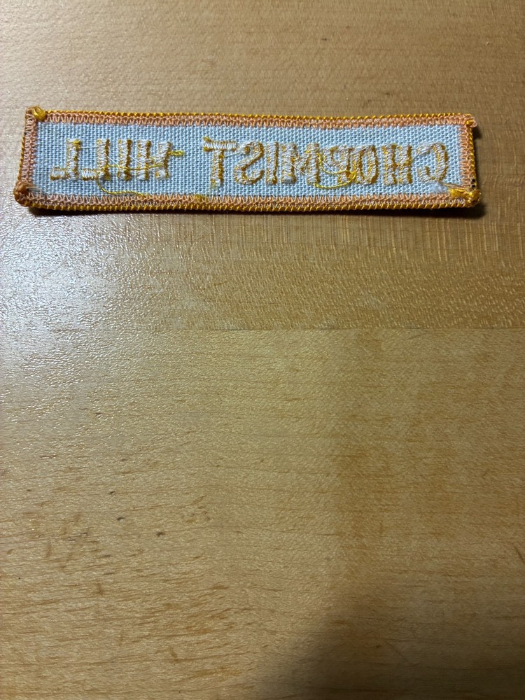 Small Chopmist Hill Patch. Free Shipping