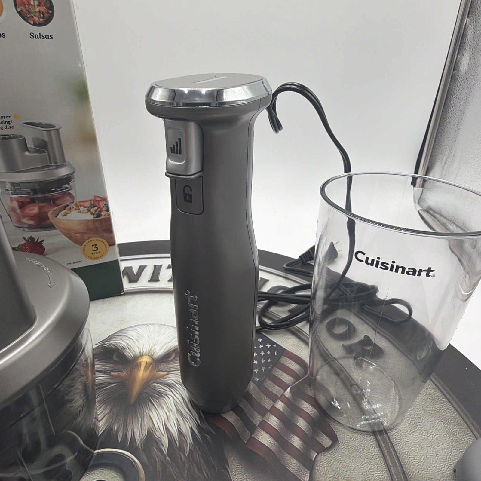 Cuisinart power blend Immersion blender w/ Accessories HB-500PC