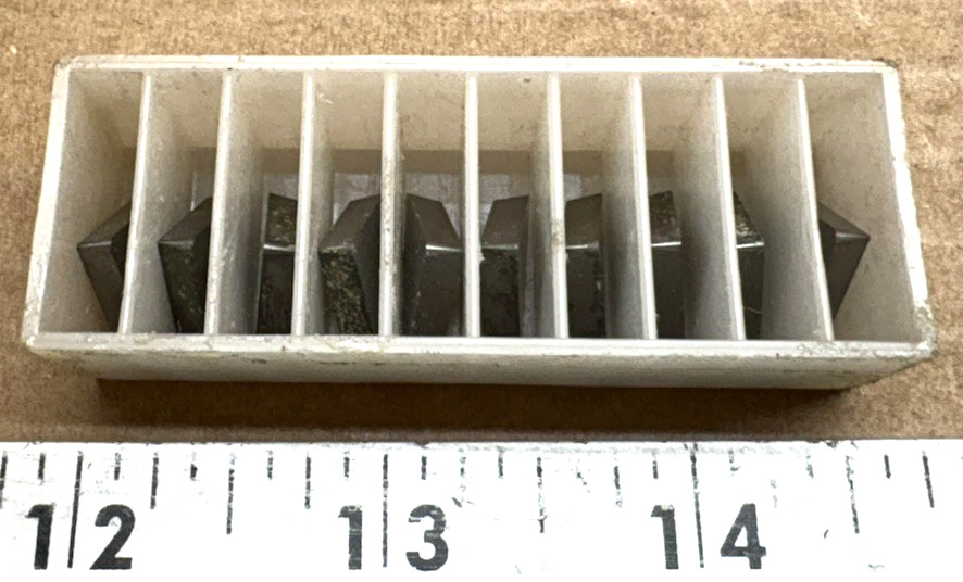 10x Triangular Carbide Lathe Tool Inserts – Turning / Cutting – Machinist Toolin