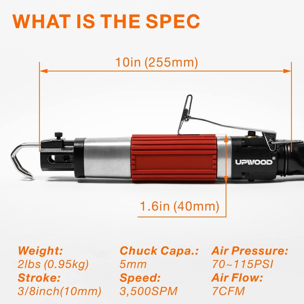 Air Reciprocating File & Body Saw 3/8in stroke, Multi-function Low Vibration ...