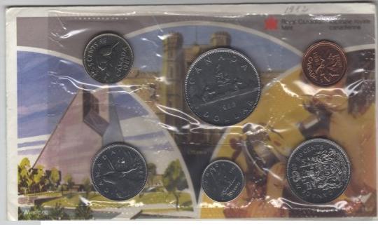 1982 Canada PL RCM Set (6 Coins UNC.)