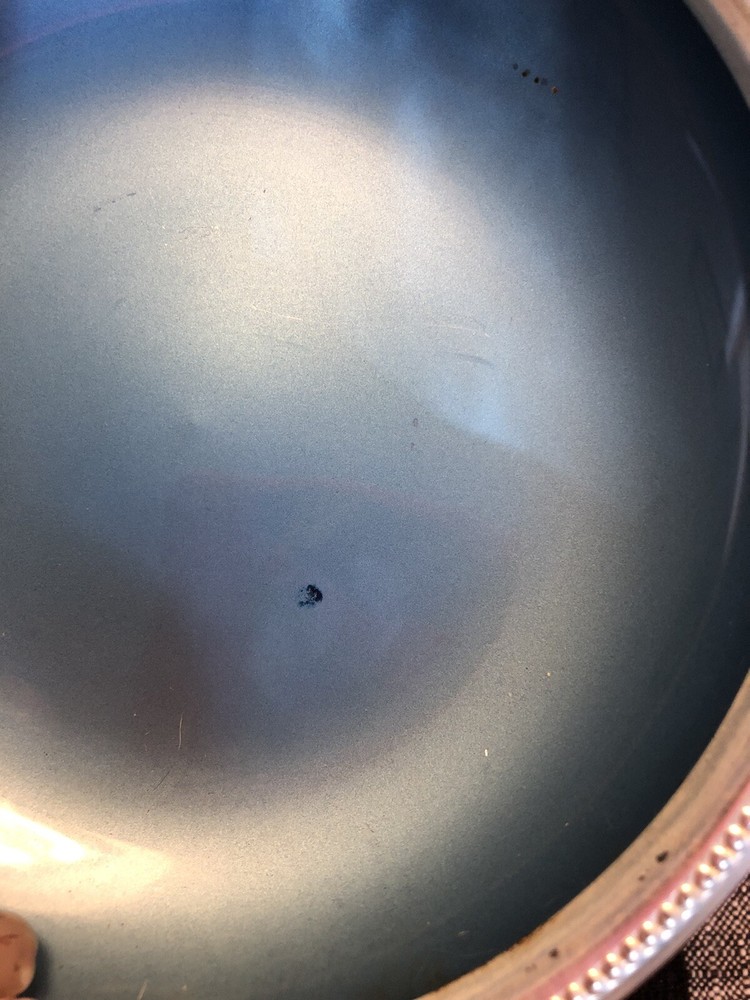 W S Blackinton Blue Enamel Lined silverplate compotes Set Of 2 See Description