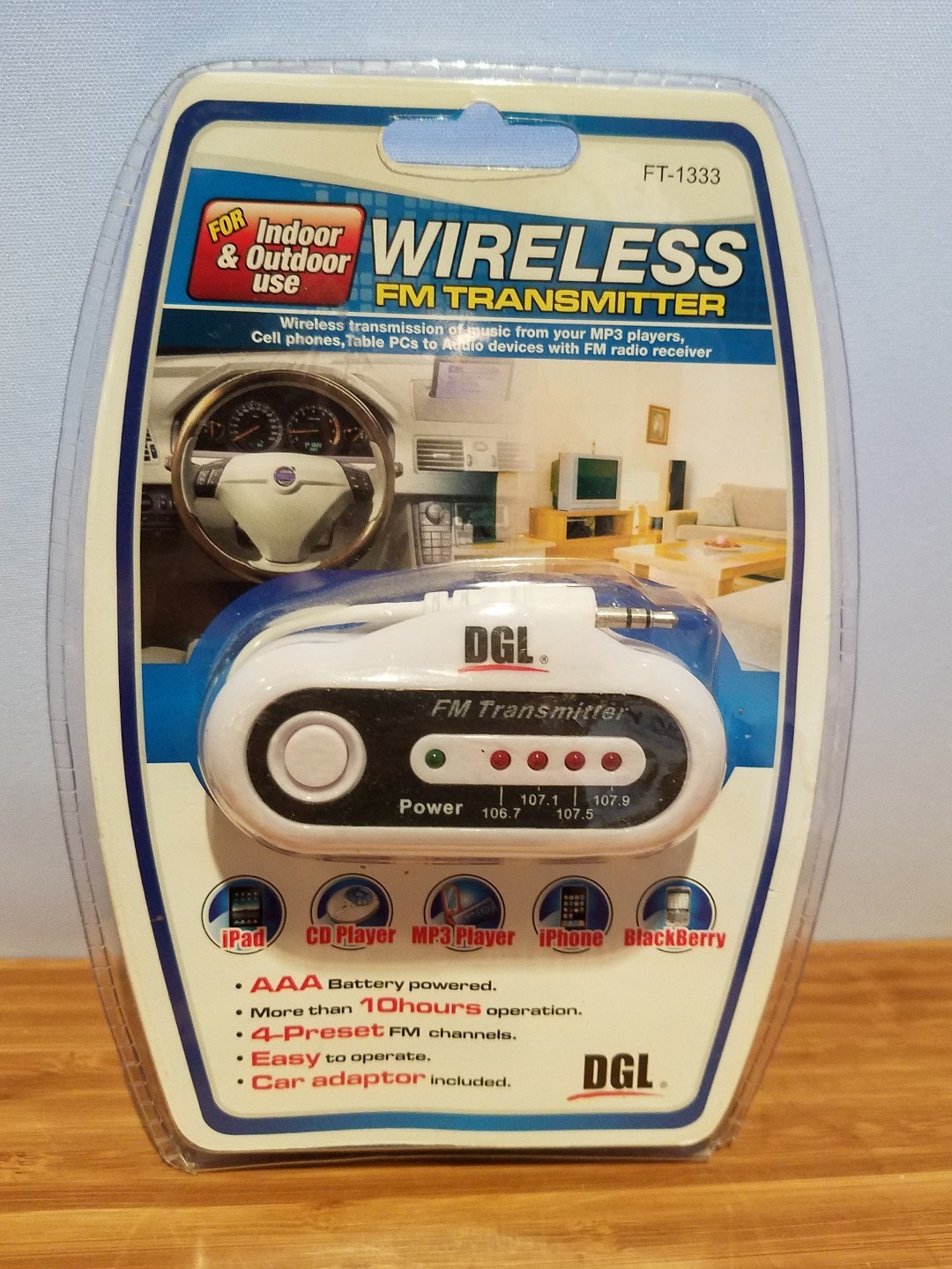 DGL FT-1333 Wireless 4-Channel FM Transmitter ***Closeout Item*** NOS new sealed