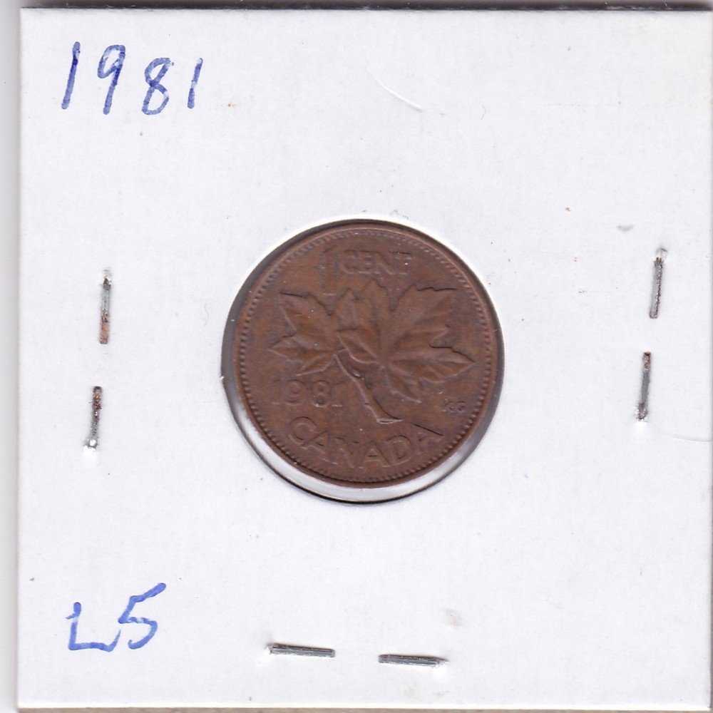 1981 Canada Cent L5