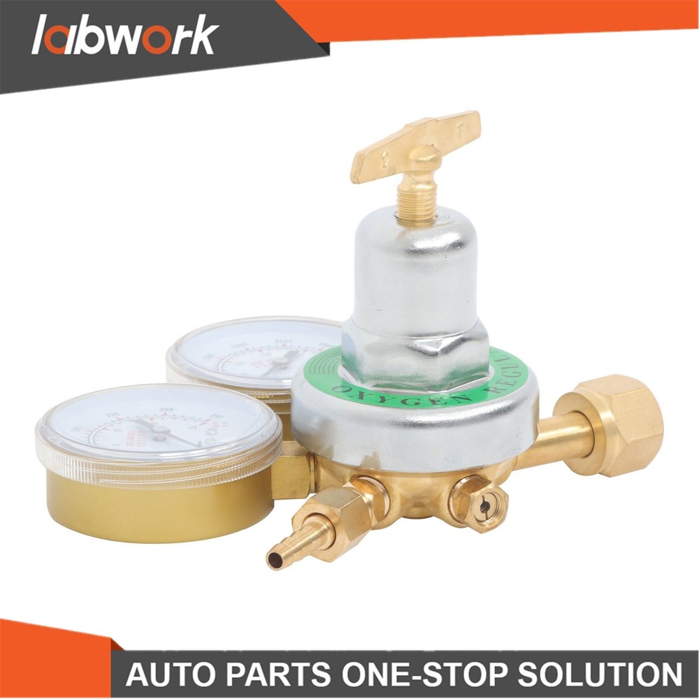 Labwork CGA 540 Oxygen Gas Welding Regulator Pressure Gauge Type Solid Brass