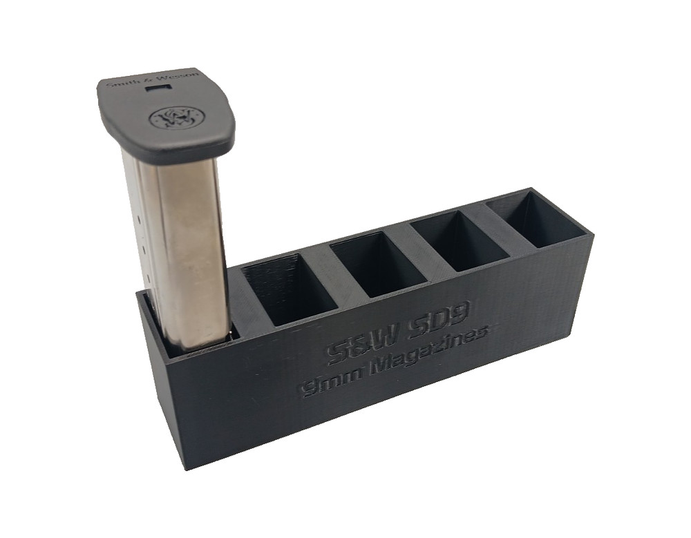 5 Mag Storage Rack For Smith & Wesson SD9 Magazine Holder Range Bin