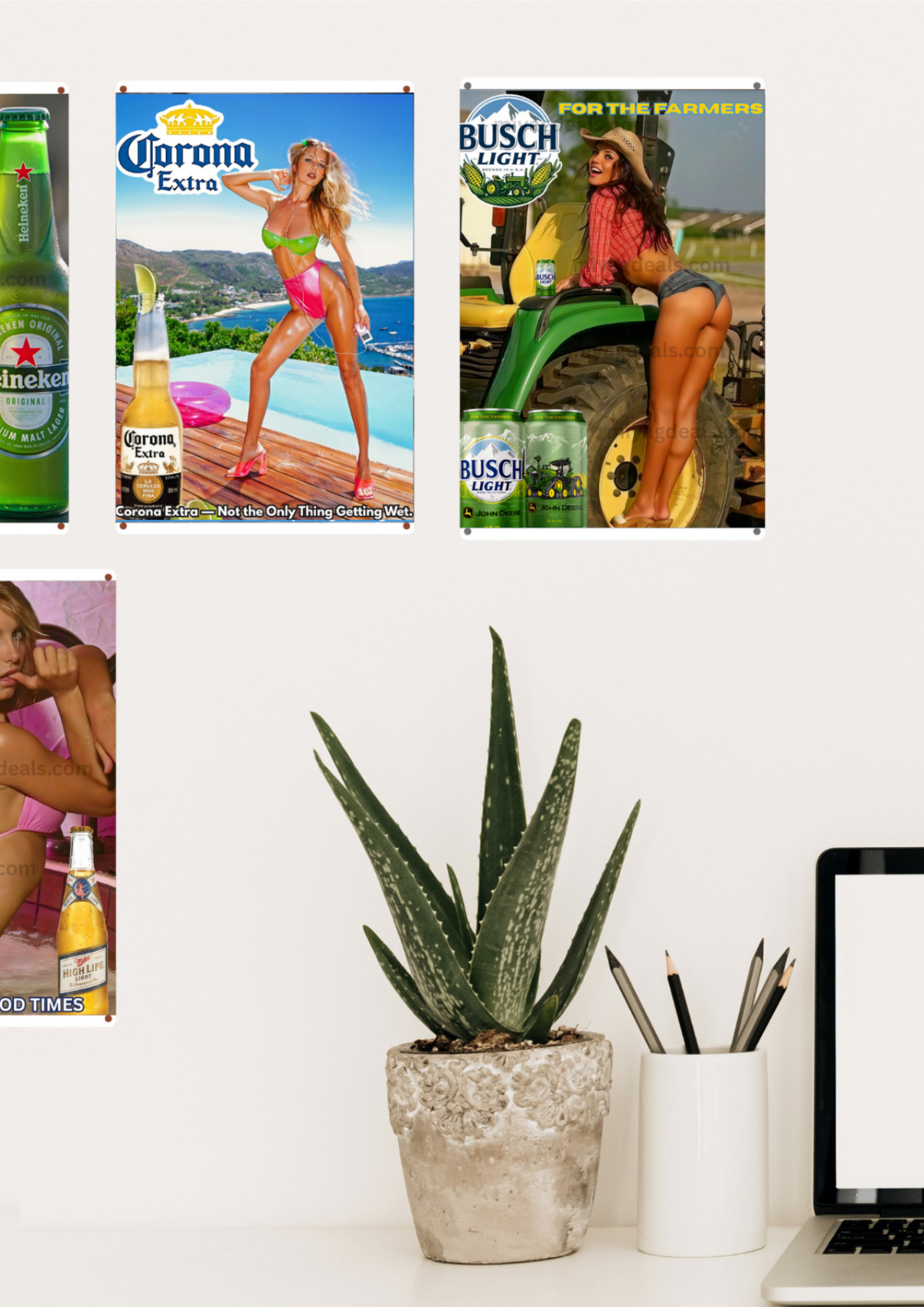 Shiner Bock Beer Of Pleasure SYDNEY SWEENEY Metal Sign Poster– Man Cave Read Des