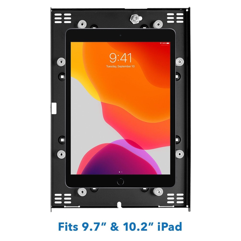 Mount-It! Secure iPad Wall Mount Enclosure w/ Swing Arm for iPad 8