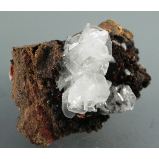 KB: NICE! SW FL. BLUE/WHITE CALCITE XLS. FROM MAPIMI, DURANGO, MEXICO
