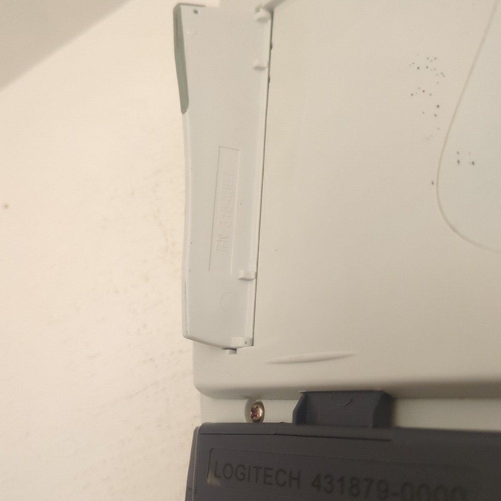 Untested Logitech Cordless Desktop Pro Ergonomic keyboard circa 2000 867038-0100