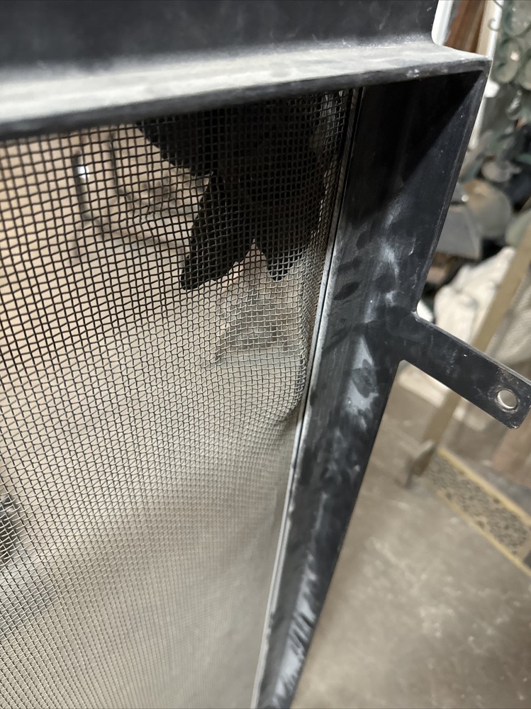 Fixed fireplace screen spanish style oversized 51 x 43