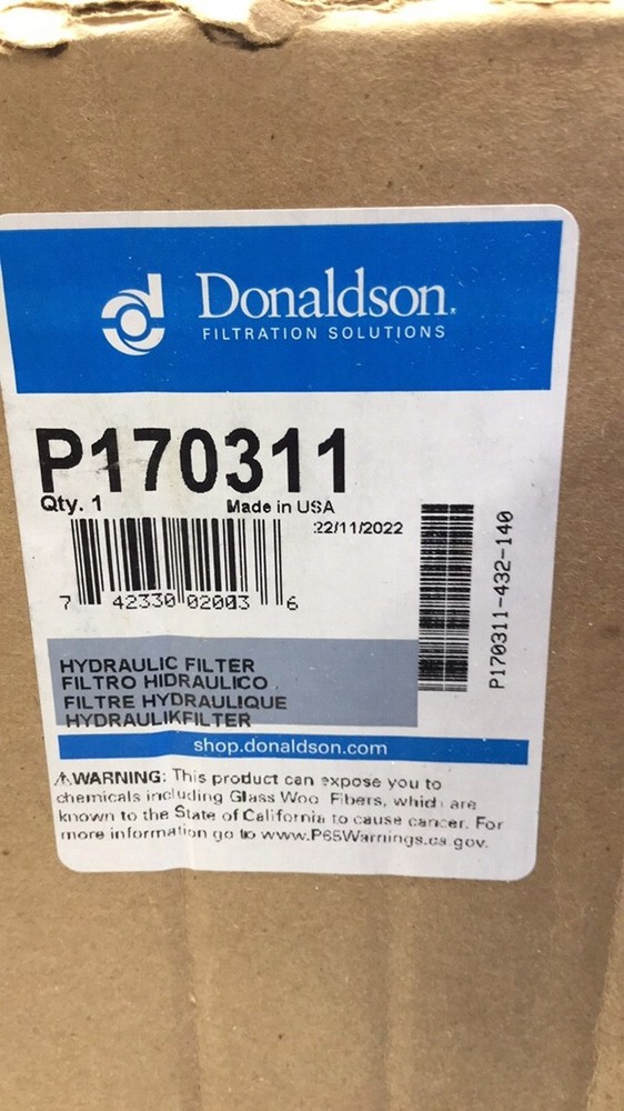 Donaldson P170311 Hydraulic Filter
