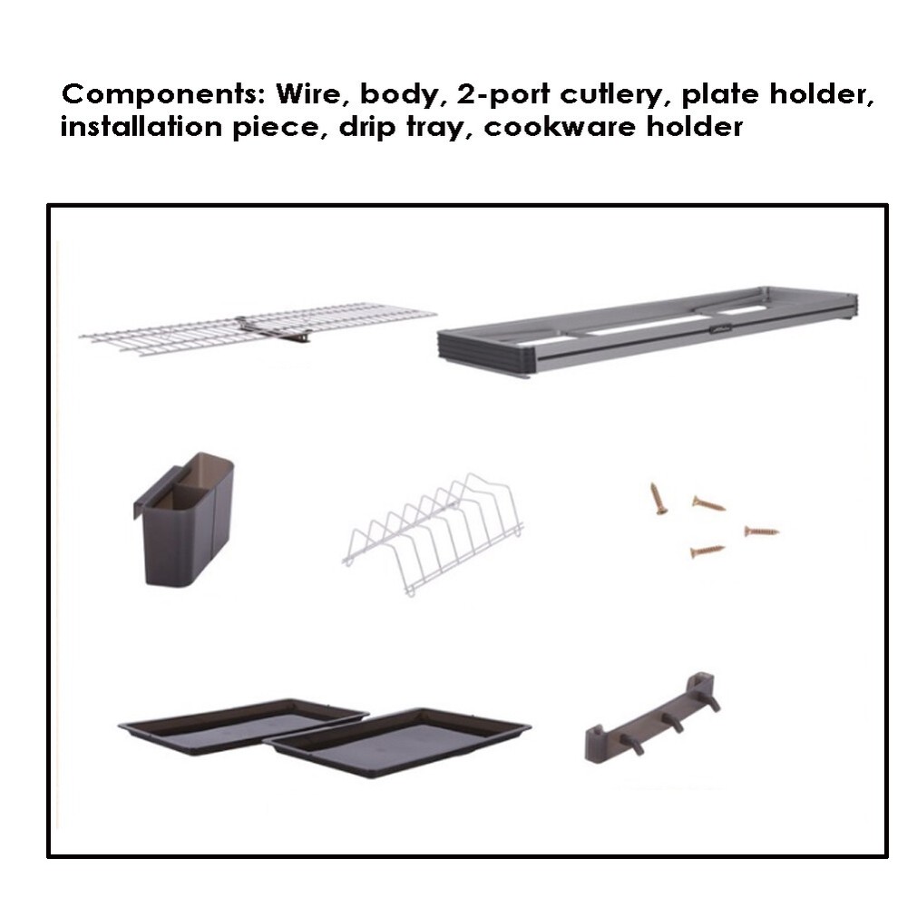 QNEX Foldable Attachable Premium dish drying rack