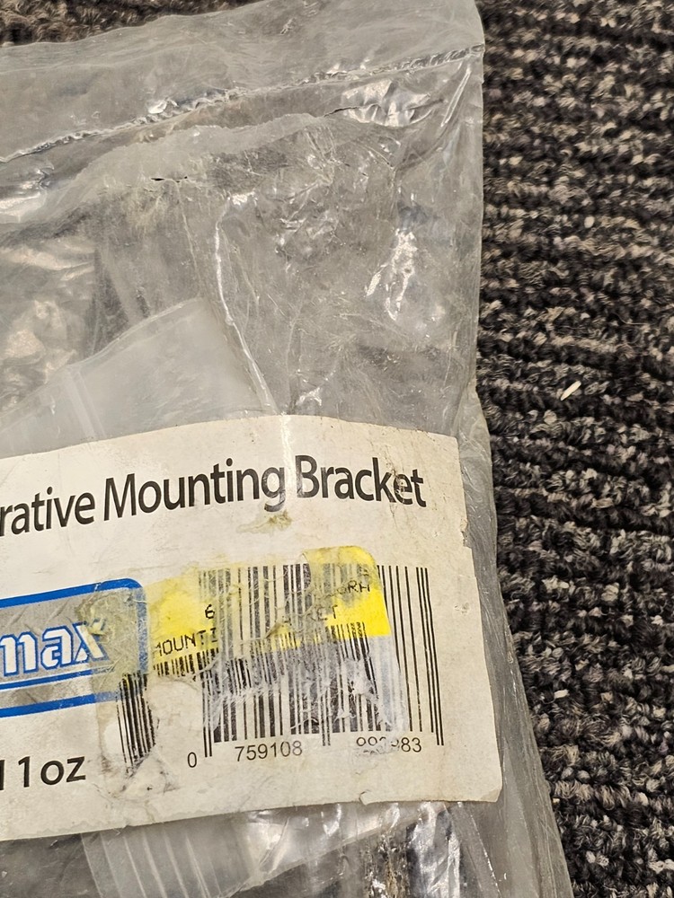 (12 Pieces) Stoutmax Decorative Mounting Bracket Black
