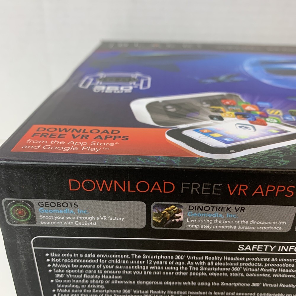 Black Series smartphone 360 degree virtual reality headset