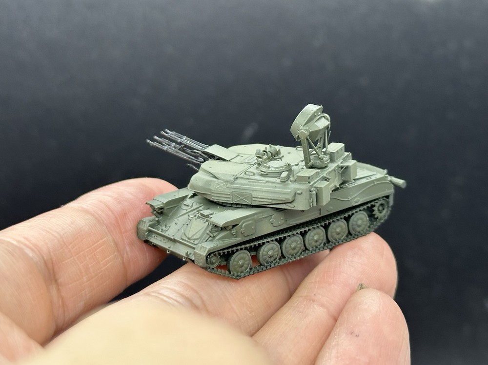 3DPrinted1/144Soviet Shilka Self-Propelled Gun Tank Finished Model