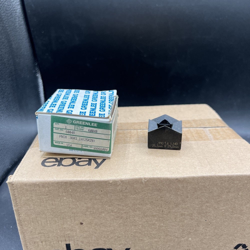 Greenlee 60048 Knockout Rectangular Rectangle Replacement Punch .990 x 1.14 In