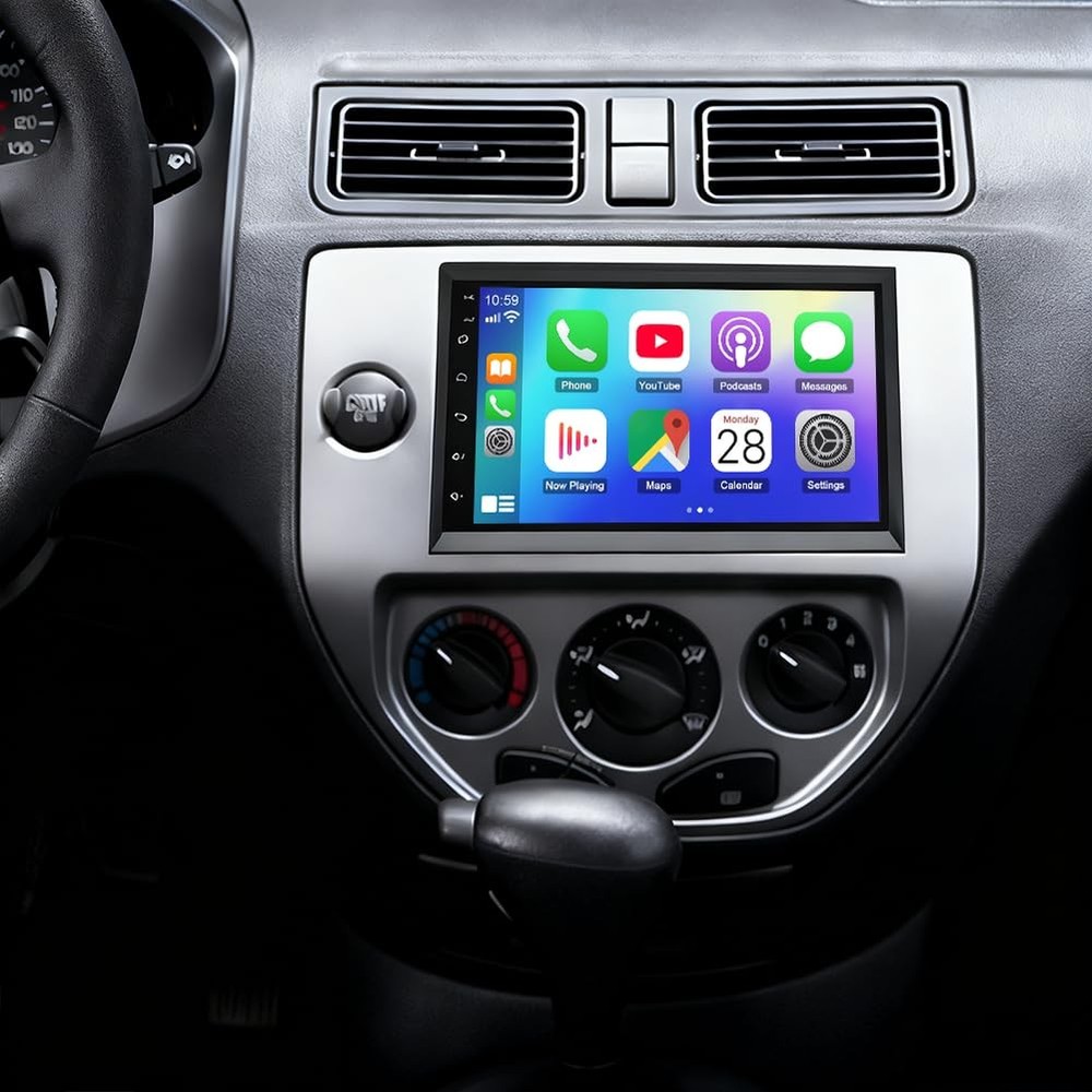 Android 14 Stereo Focus 2005-2007 7 Screen Carplay Android Auto GPS