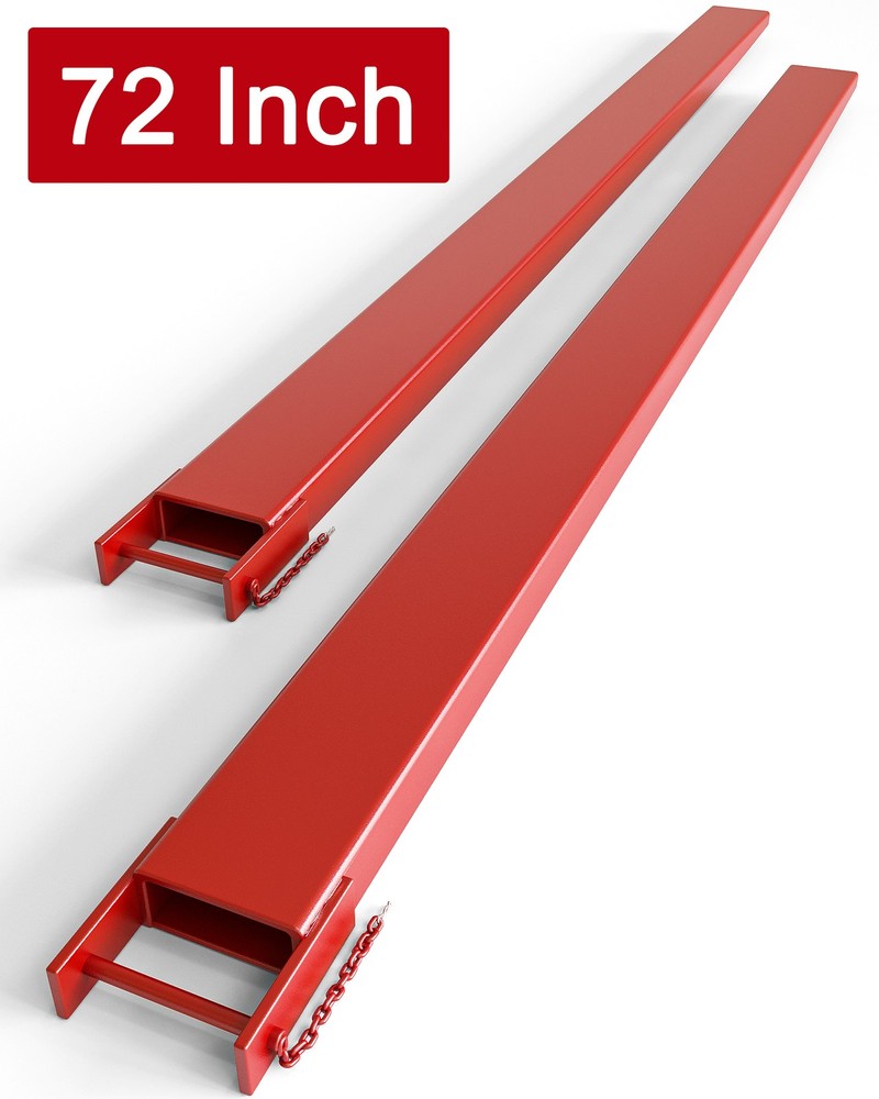 1 Pair 72"/84" Steel Pallet Fork Extensions 4.5"Width Pallet Forklift Extensions
