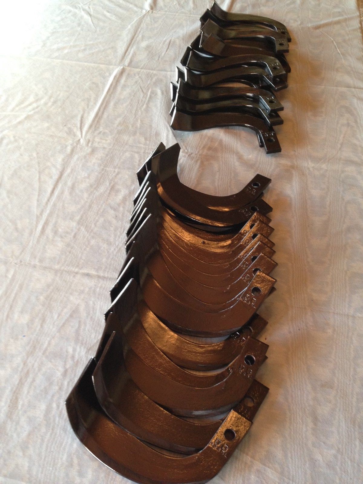 Yanmar,Kubota,Hinomoto,Iseki,Farm Pro,tiller tines blades 12 mm bolt 26 quantity