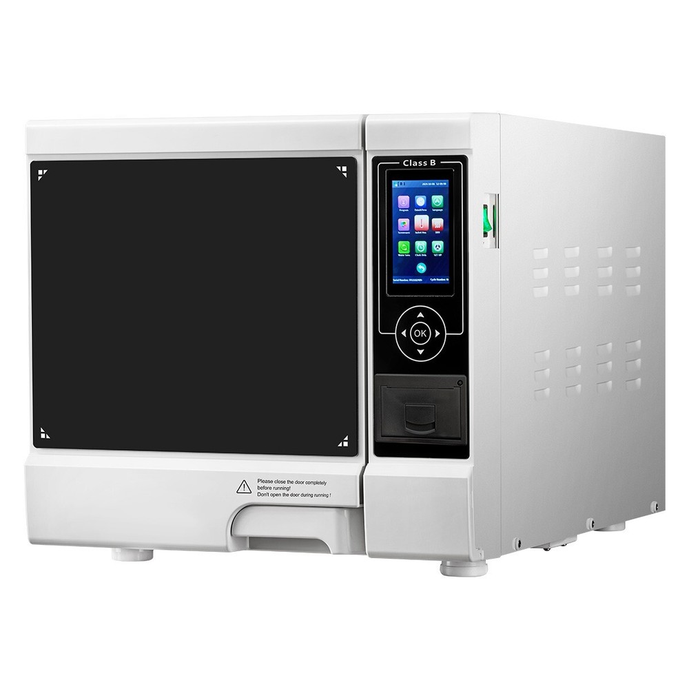 Dental Lab Portable Pre-vacuum Steam Sterilizer Class B Sterilization Automatic