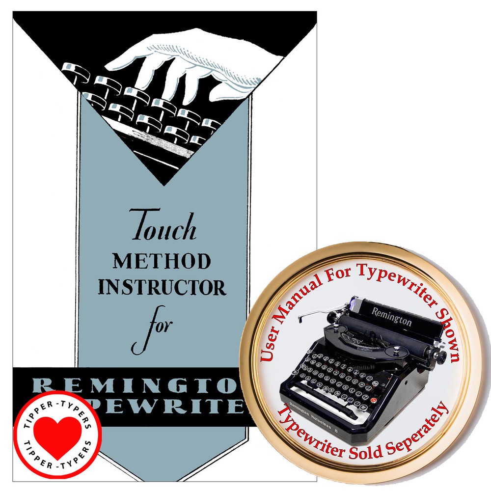 Remington Noiseless Desk Model 8 Typewriter User Instruction Manual