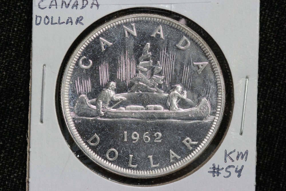 1962 Canada Silver Dollar Proof-Like 4O9L
