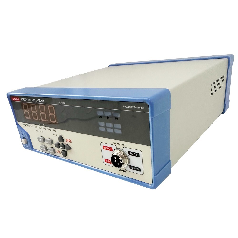 Digital Low Ohm Meter Mega Meter Display Resistance Meter Range 10μΩ～200kΩ