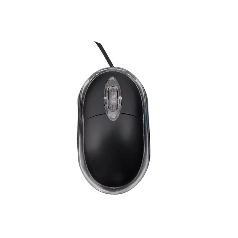 USB Wired Optical Mouse 3 Button Scroll Wheel LED For PC Laptop Mac Home Office