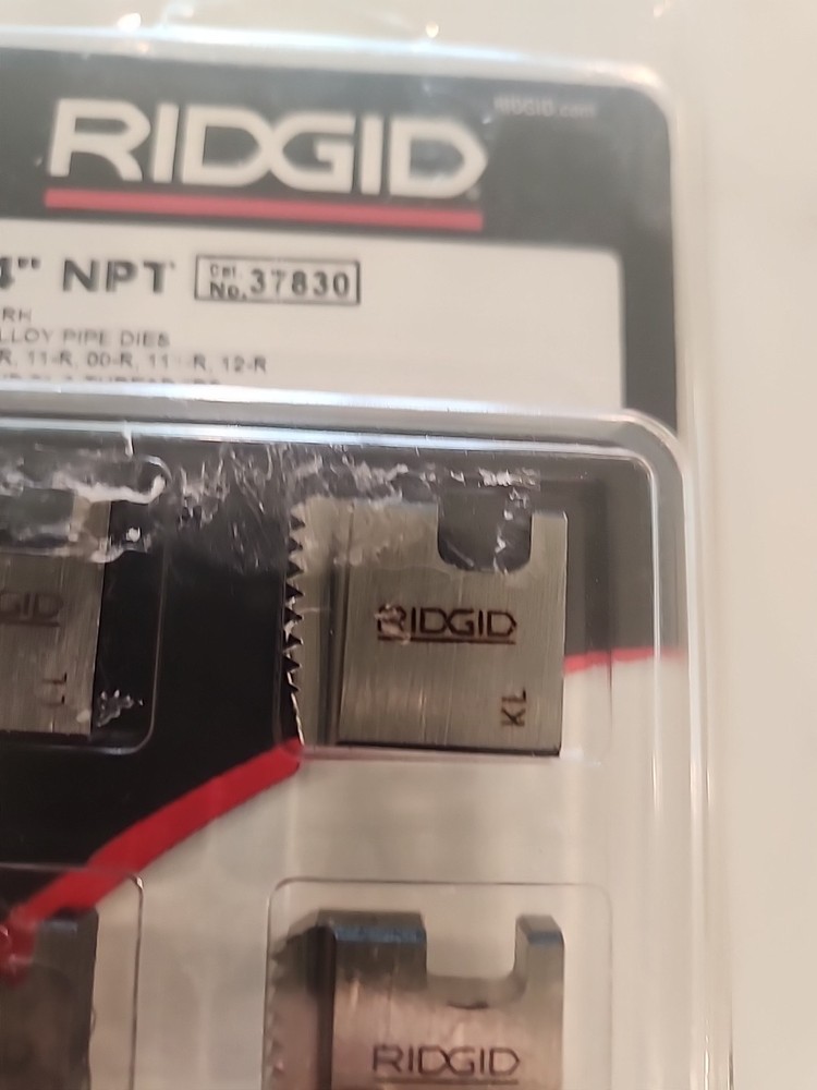 RIDGID 37830 Pipe Threading Dies.