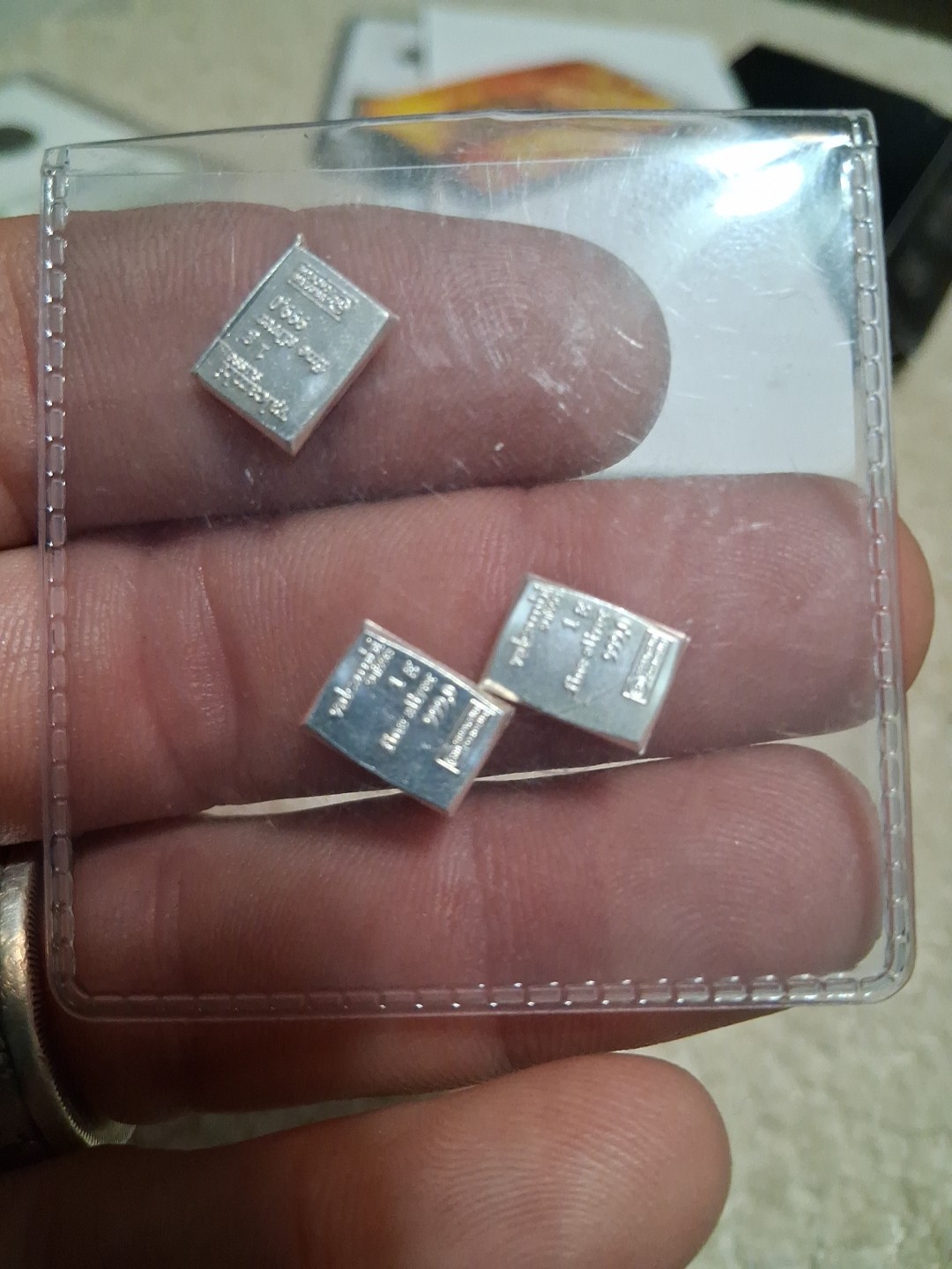 Valcambi 1 gram Silver Bar .999