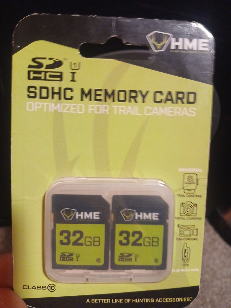(3 Pack) HME 32GB SDHC Memory Card for Trail Cameras Optimized (3 Boxes Total)
