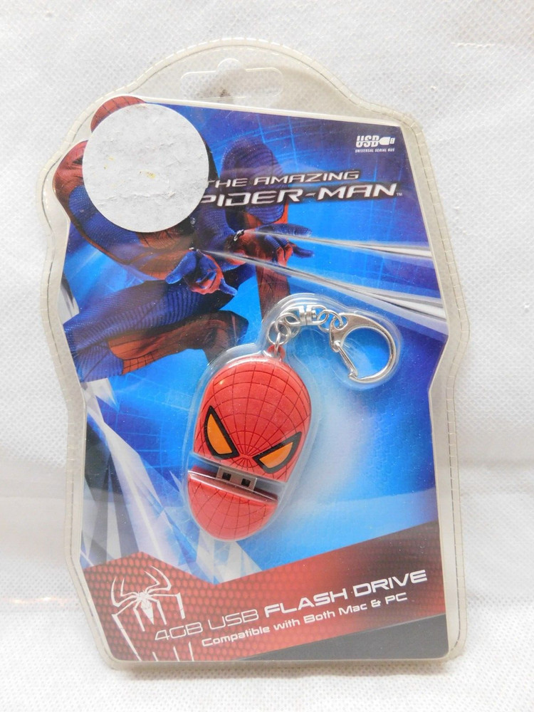 Spider-Man  4GB USB Flash Drive & Key Chain  Pc or Mac