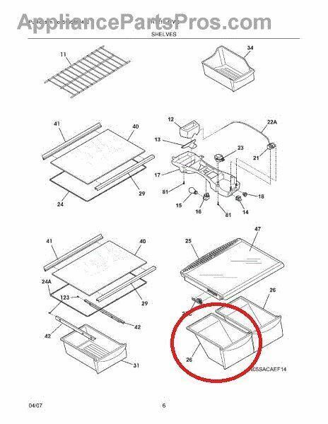 Crisper Pan ( Bottom ) Compatible with Frigidaire Kenmore Refrigerator 240343803