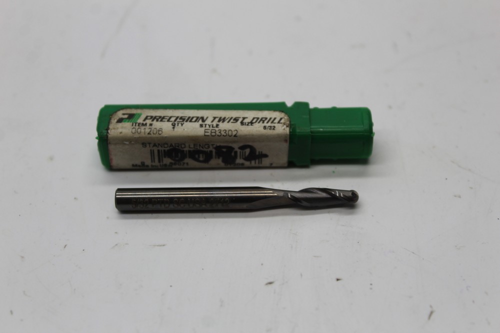 PRECISION 001206 EB3302 5/32 END MILL NSMP.