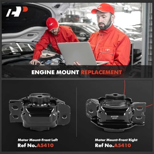2PCS Front Left and Right Engine Motor Mount Kit Compatible with Dodge Ram