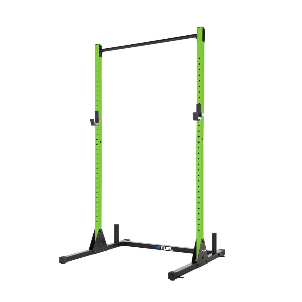 Power Squat Rack Holder Height Adjustable Home Workout Weightlifting Training US