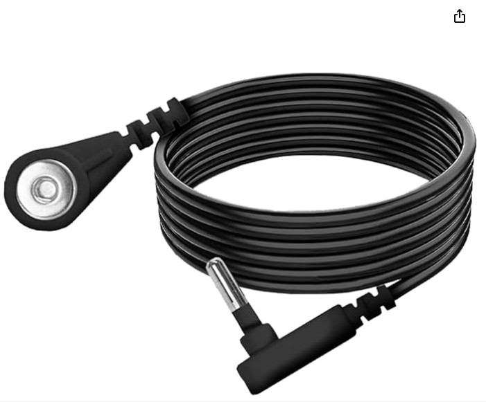 Universal Grounding Cords Black & White Replacement Cables 15ft