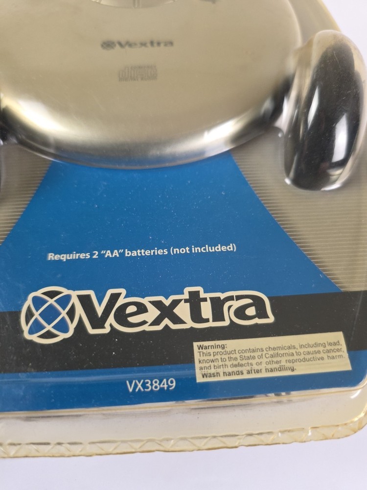 Vintage Vextra CD Player NEW/SEALED Programmable Memory Silver