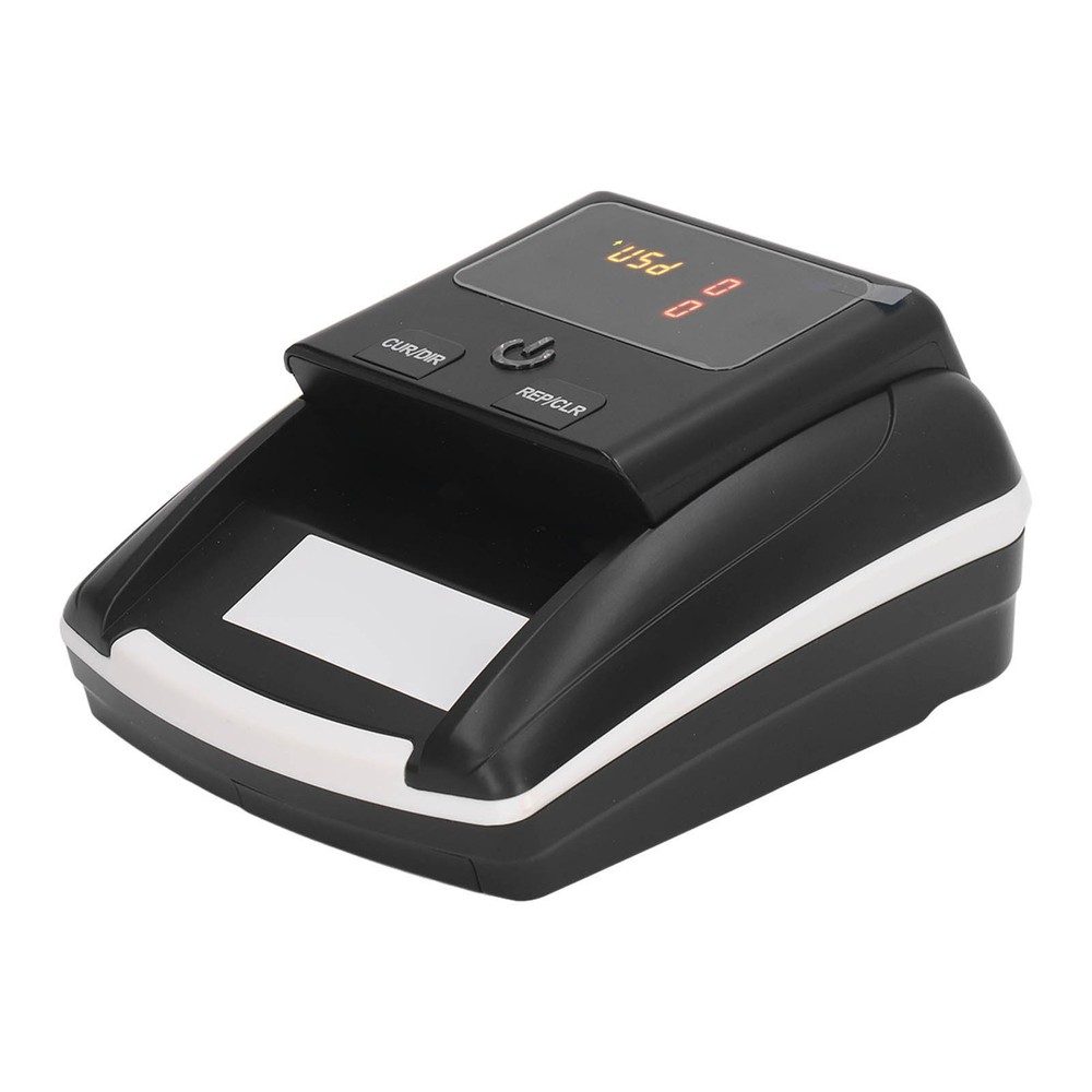 US Plug Automatic Banknote Detector Portable USD EUR Count Machine Counterfeit B