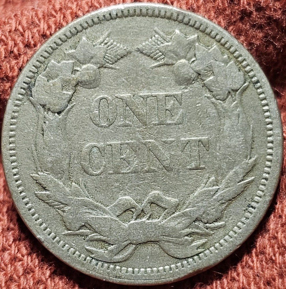 1858 Small Letters Flying Eagle Cent 1C Early US Type Nice VF