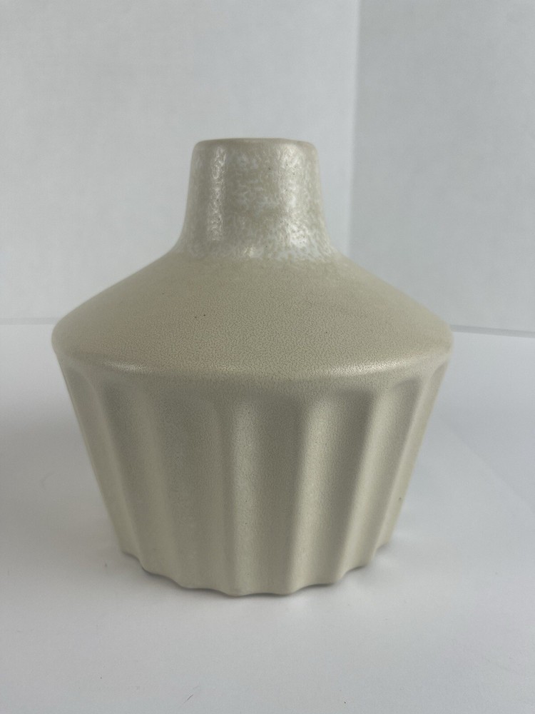 Sonoma Beige Fluted Vase
