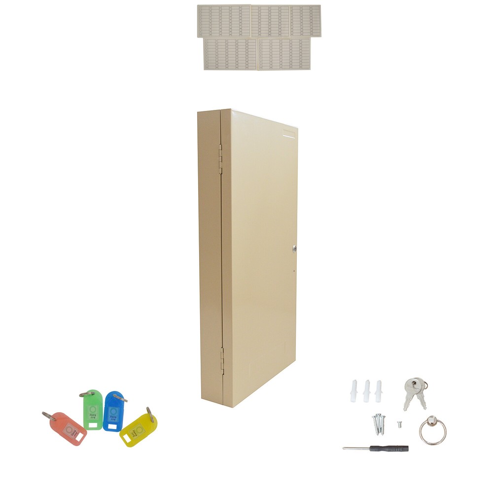 200 Hooks Lock Box Storage Safty Key Organizers Hangers WALL MOUNT