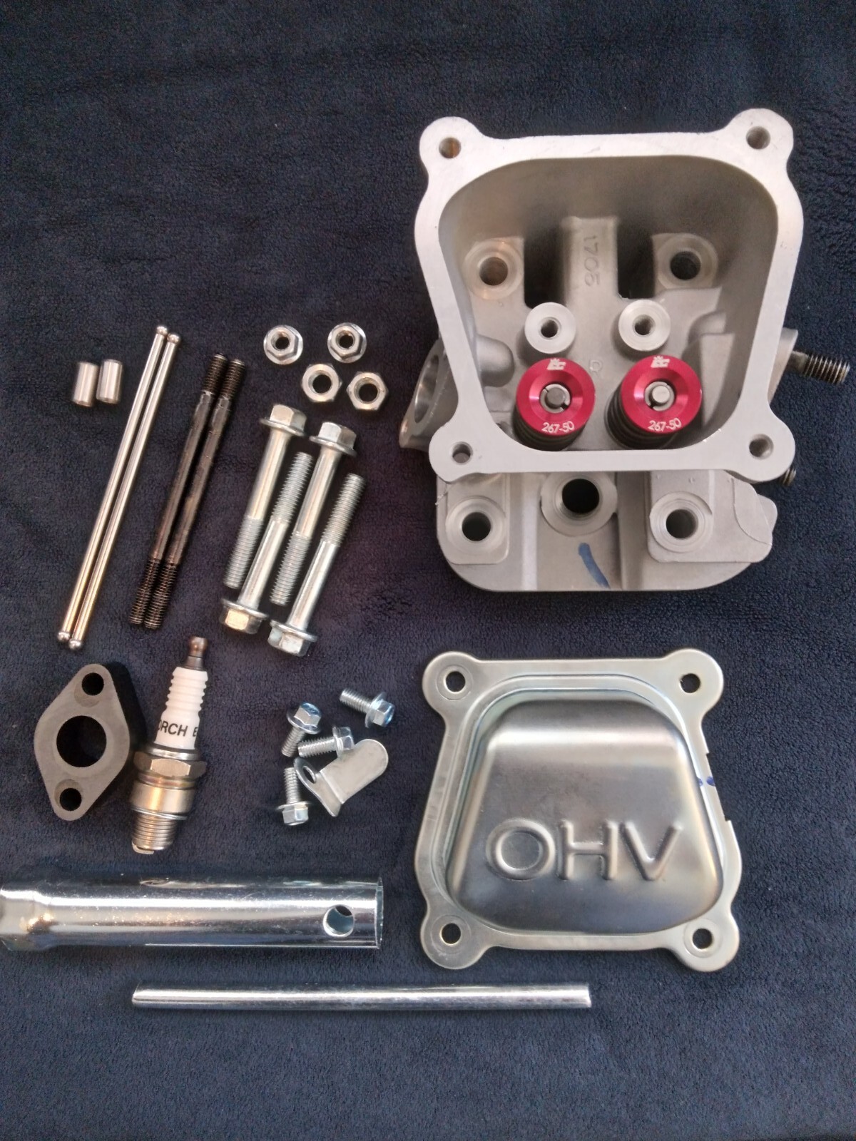 79cc PREDATOR OUTLAW HEAD - 24.5- 22mm gokart racing - mini bike drags 69733