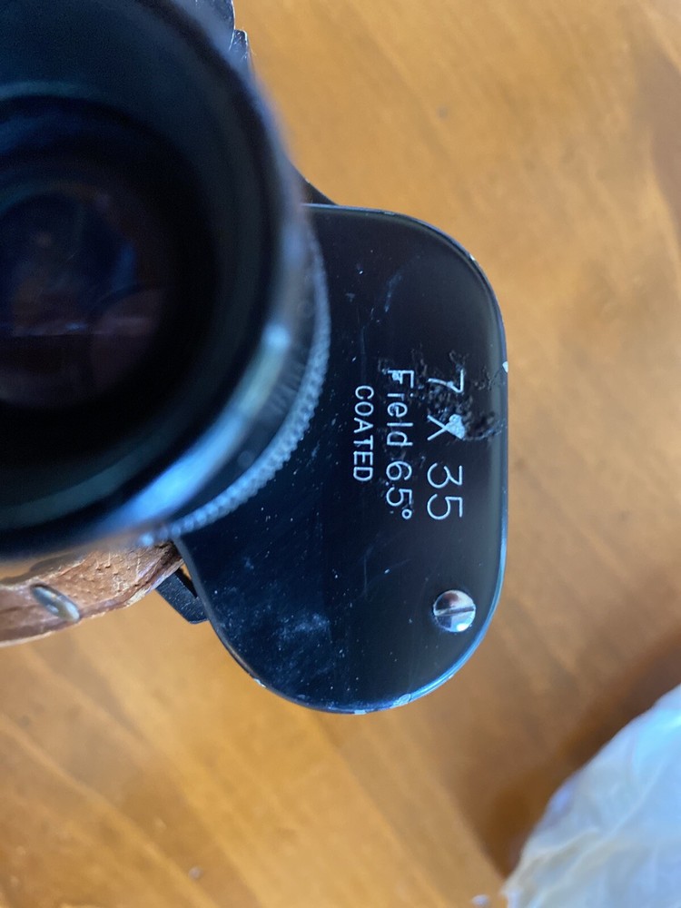 VINTAGE Regency 7x35 Binoculars Leather Strap
