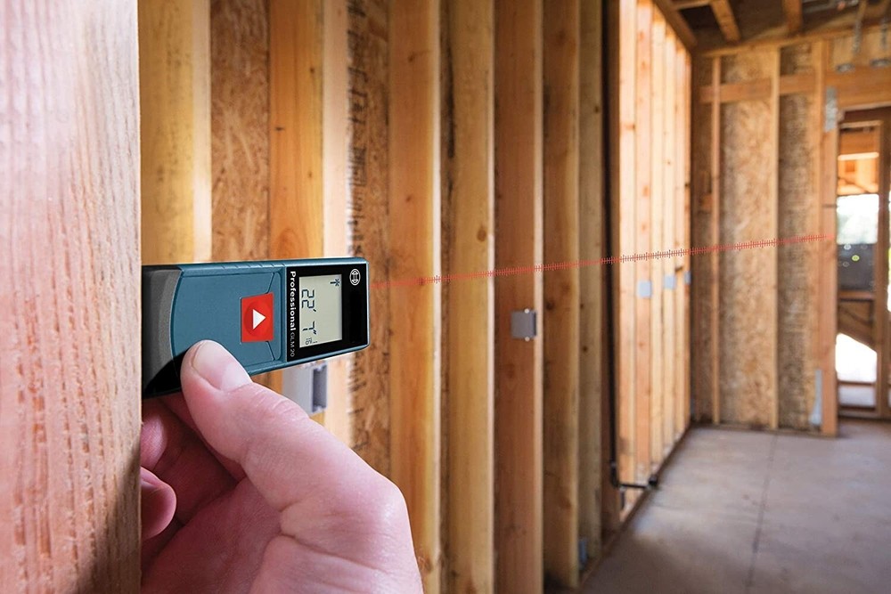 Medidor De Distancia Laser Para Arquitectos Obras Construccion Edificio Fabrica