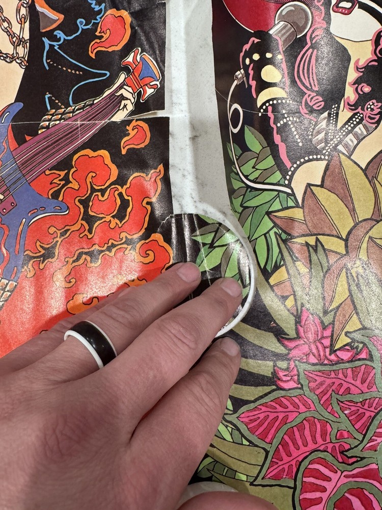 78 KISS Aucoin Mural Art Puzzle Posters Simmons Stanley Criss Frehley Rock Ready