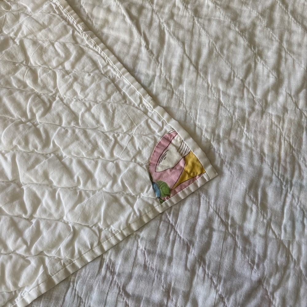 Handmade Patchwork Quilt Lightweight Approximately 82 X 72