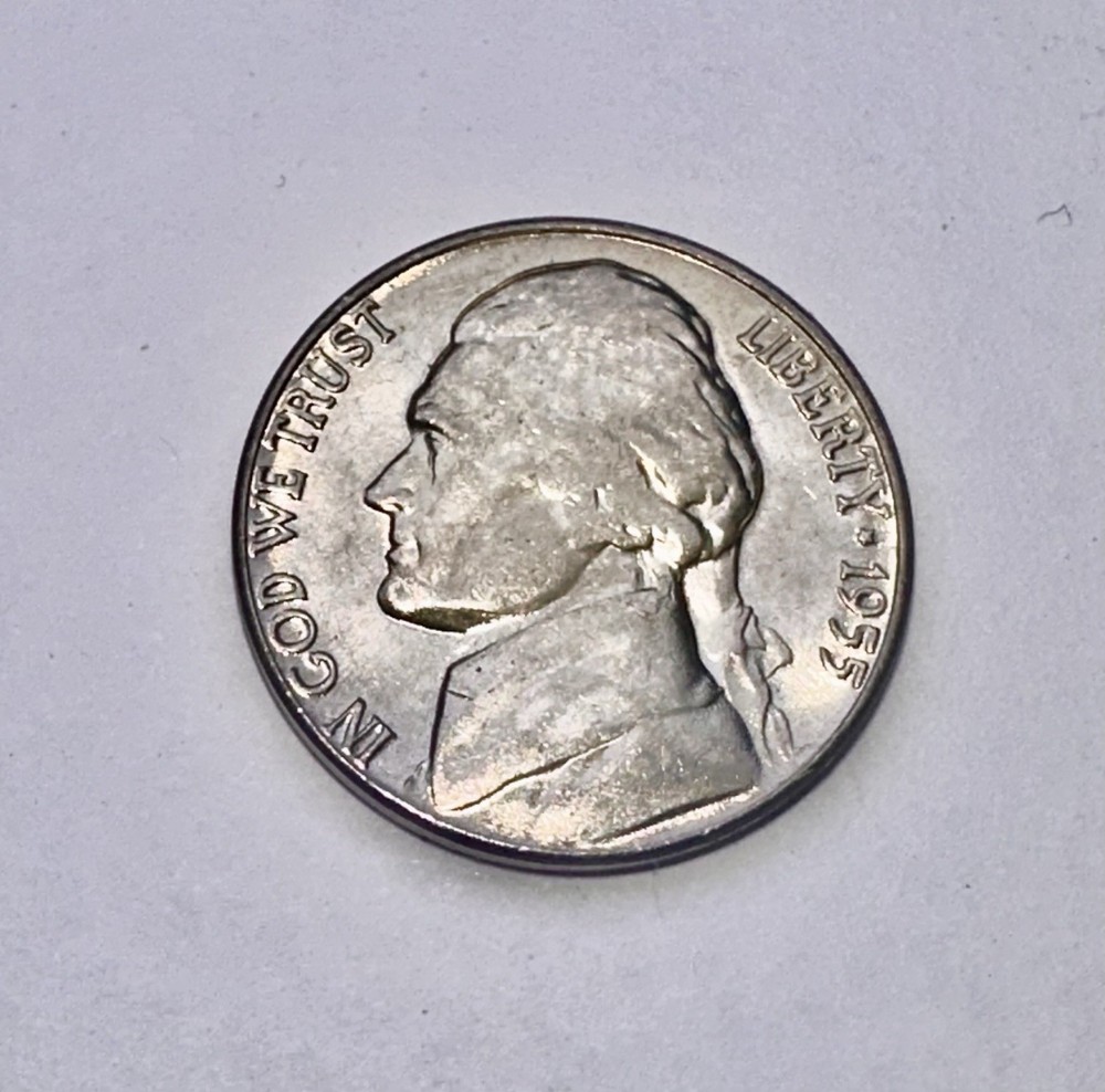 1955-D Jefferson Nickle