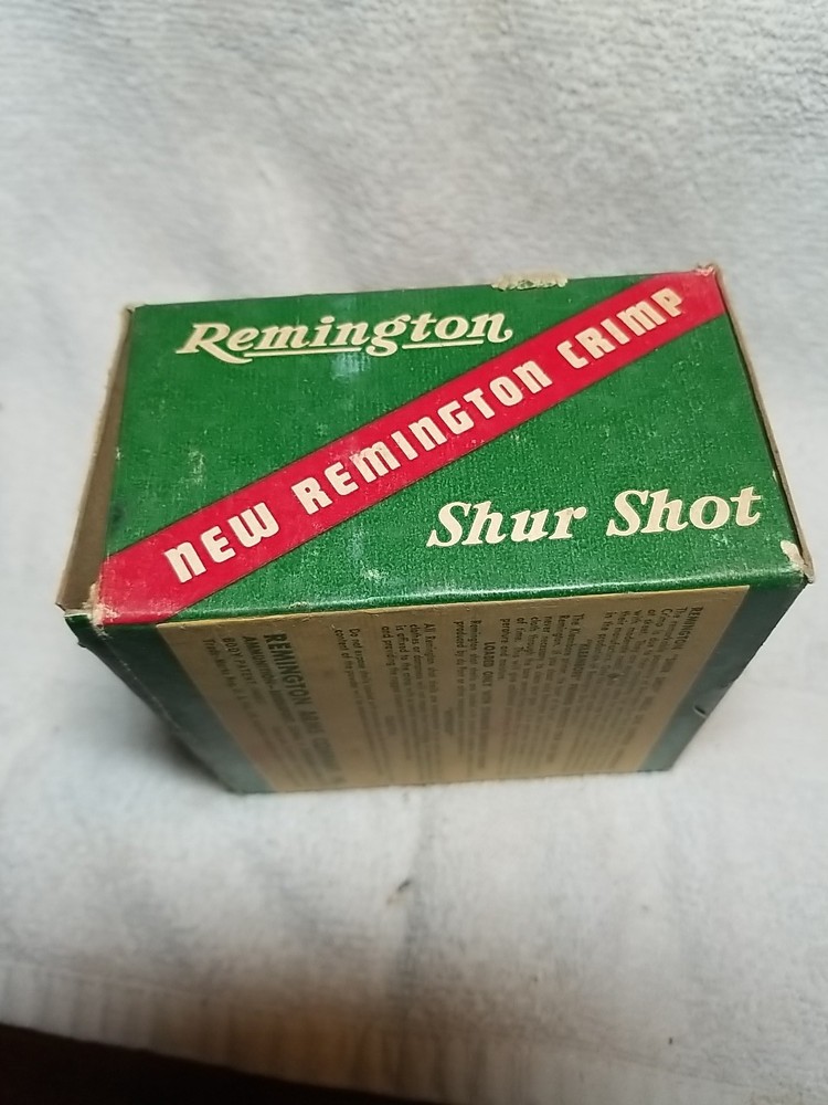 Vintage Remington Shur Shot 12ga EMPTY BOX
